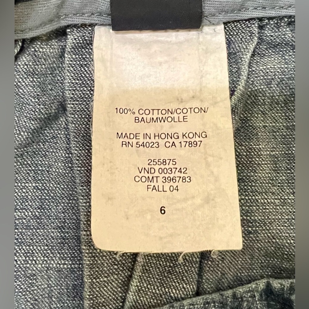 Vintage Gap Denim Pleated Skirt - Medium Blue - Size 6 - Picture 5 of 11